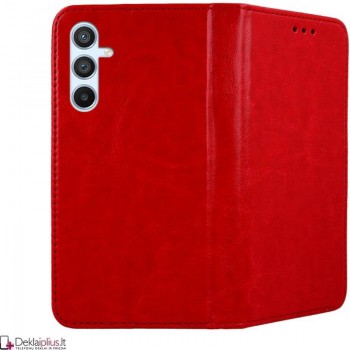 Telone grynos odos dėklas - raudonas (Samsung A15/A15 5G) Telone grynos odos dėklas - raudonas (Samsung A15/A15 5G)
